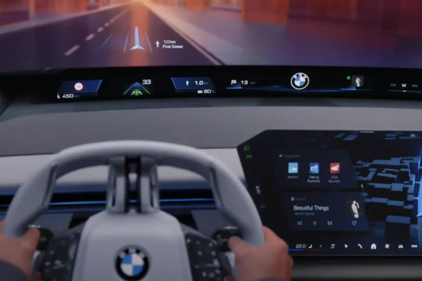 BMW 2025 Panoramic iDrive Serisi Neue Klasse