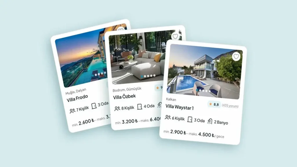 Villa Sepeti Yeni Web Tasarım