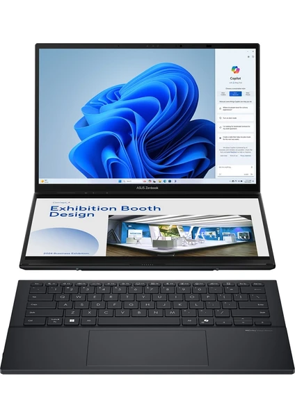 Asus Zenbook Duo UX8406CA-PZ101W Intel Core Ultra 7 255H 32GB 1TB SSD Windows 11 14.0" Taşınabilir Bilgisayar