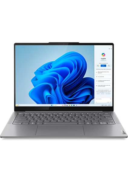 Lenovo Yoga Slim 7 14 inç FHD Laptop Intel Core Ultra 5 125H 16GB RAM 512GB SSD Gümüş Renk 83CV008RTR