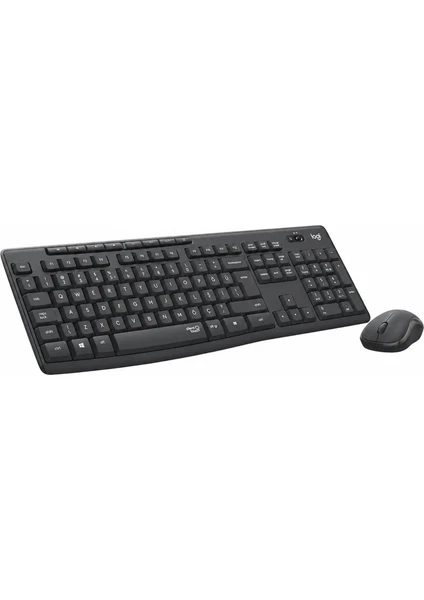 Logitech MK295 Q Tr Siyah Kablosuz Klavye Mouse Set