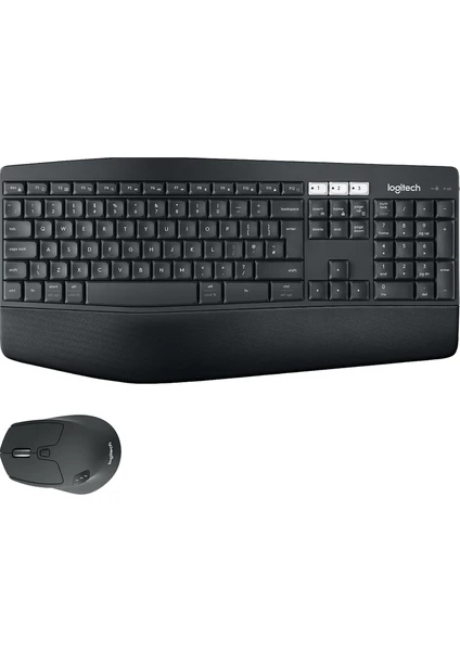 Logitech MK850 Performans Kablosuz Türkçe Klavye Mouse Seti - Siyah