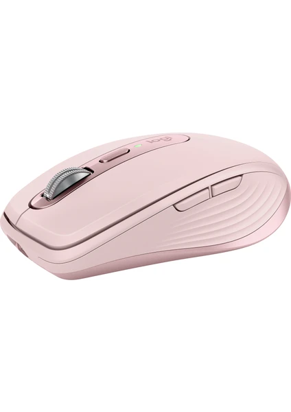 Logitech MX Anywhere 3S Kompakt 8000 DPI Optik Sensörlü Sessiz Bluetooth Kablosuz Mouse - Pembe