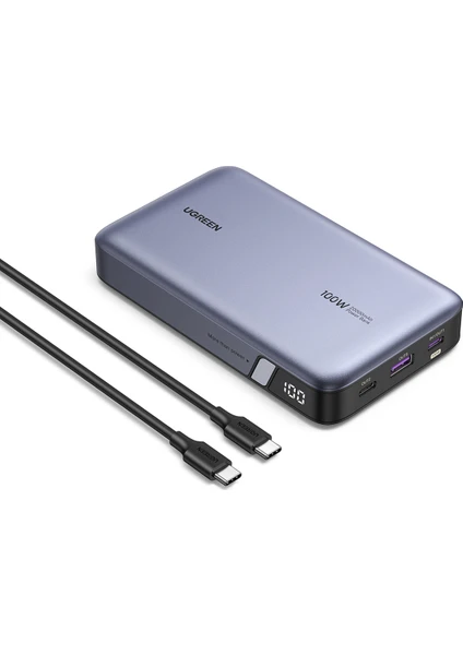 Ugreen 20.000 Mah 100W Pd Hızlı Şarj Powerbank 2xusb-C, 1xusb-A - 25188