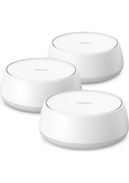 TP-Link Deco BE22 (3-Pack) | Wi-Fi 7 Mesh Sistemi | BE3600 Mbps | Fiber Uyumlu | Çift Bant | Aı-Roaming | 2 Adet Gigabit Port | 200 Cihaz