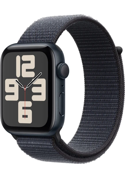 Apple Watch Se Gps 40MM Gece Yarısı Alüminyum Kasa Spor Loop Kordon Akıllı Saat MXEA3TU/A